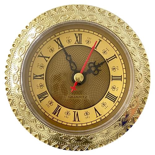 NEW 5PCS Gold Diameter 92mm Quartz Insert Clock DIY Clock Head for Craft Clock Parts