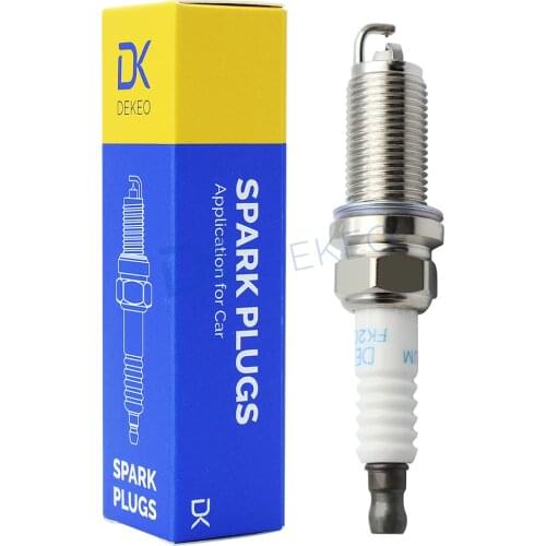 DEKEO For LEXUS GS GX IS C 2 3 LS RC TOYOTA CROWN MARK X 1 2 Spark plug Iridium 3-Electrode FK20HBR11 909190124979 4PCS