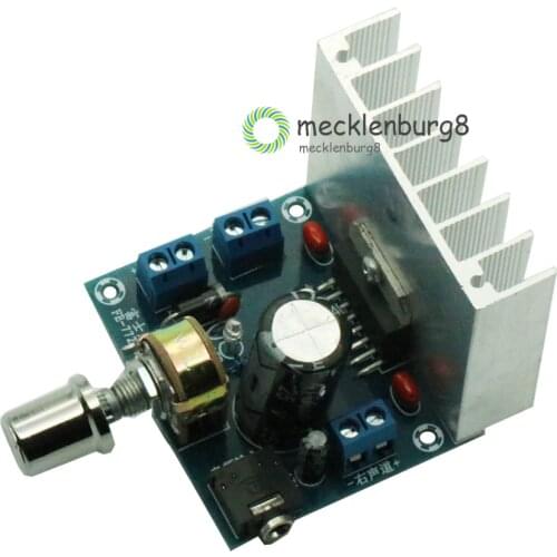 TDA7377 Amplifier board 2.0 double track no noise Amplifier Module bookshelf speakers DC 12V power 35W+35W Dual-channel Board