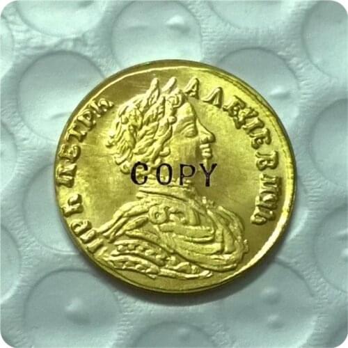 1714 RUSSIA GOLD COIN COPY