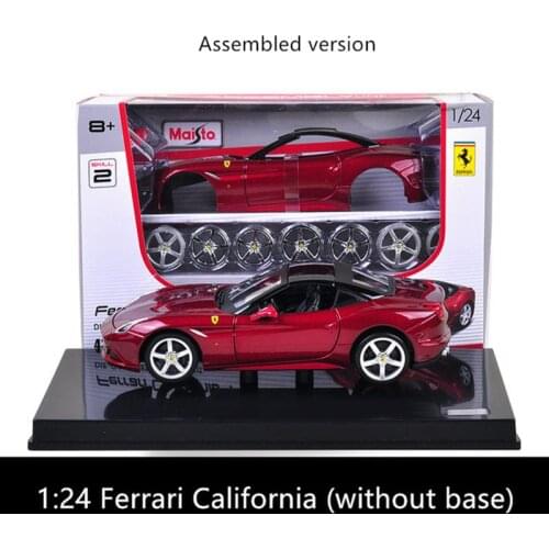 Maisto 1:24 Ferrari California assembled DIY die-casting model car toy new collection boy toy