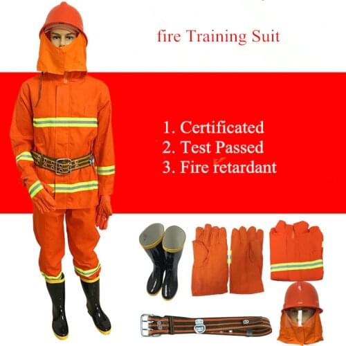 Fire Service Suit 97 Fire Training Suit 02 Fireproof Suit Miniature Fire Station Complete Equipment With Helmet Gloves Boot Belt