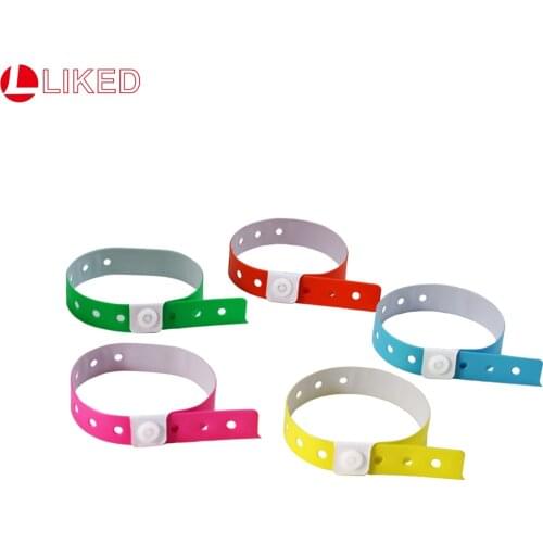 5 Colors Plastic Wristbands - 500 Count More Sturdy Wristbands For Parties Events 16mm x 250mm