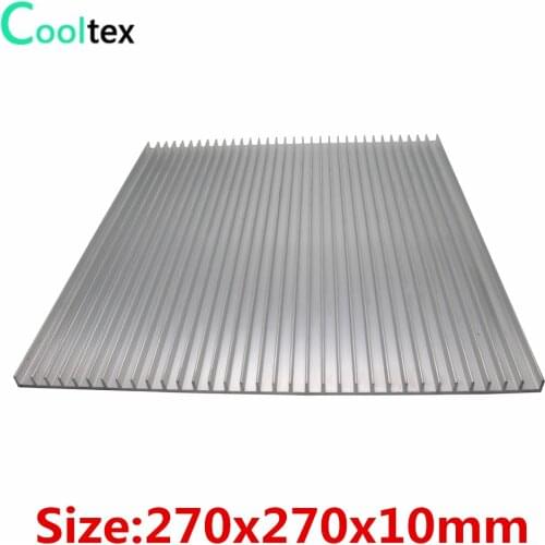 High power 270x270x10mm Aluminum HeatSink Heat Sink radiator for electronic Chip LED COOLER cooling Recommended