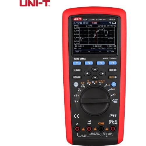UNI-T UT181A True RMS Industrial Multimeter 60000 Counts Low Pass Filter NS Conductivity Double Temperature Measurement