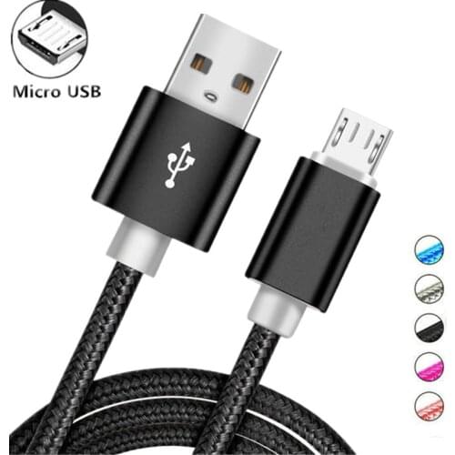 For Huawei P Smart 2019 Y9 Nova 3i Y6 Y7 Prime 2018 Micro USB Charger Cable for Motorola Moto E5 Plus G6 Play Data Wire
