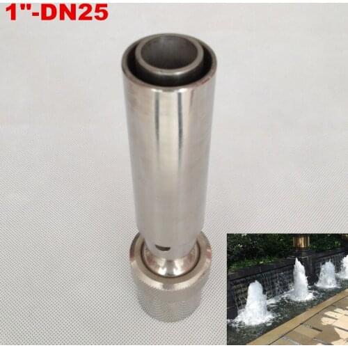1" DN25 Air Added Bubbling Stainless Steel Fountain Nozzle SS Fountain