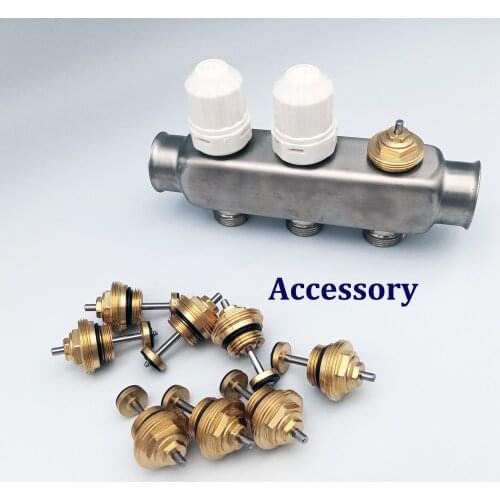 1/5/10PC Cartridge Thermostatic Inner Core Temperature Control Valve Manifold Replacement Floor Heating Parts Connected Actuator