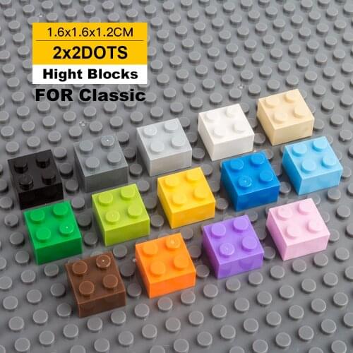 2x2 Small Building Block Pixel building blocks DIY High Bricks 75pcs for Legoss Educational Toy Multicolor Gift for Children
