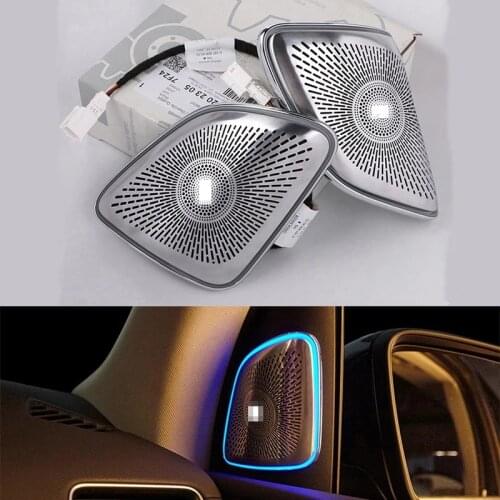 For Mercedes Benz GLE class W167 GLE350 GLE450 2020 3D speaker tweeter cover 64 colors atmosphere light cover