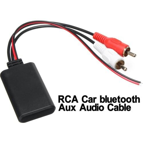 Wireless Connection Adapter Universal Car for Stereo bluetooth with 2 RCA AUX IN Music Audio Input Wireless Cable for Truck Auto