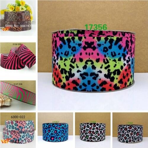 Free shipping 50 yard cartoon printed grosgrain ribbon 17356