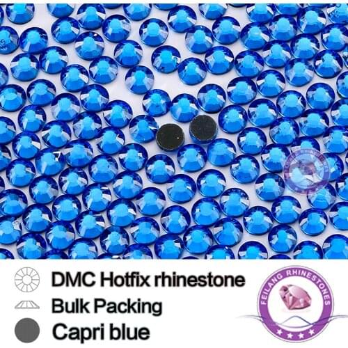 Caprien Blue SS6 SS10 SS16 SS20 SS30 HotFix Rhinestone Bulking Packing For Garments Bags And Shoes