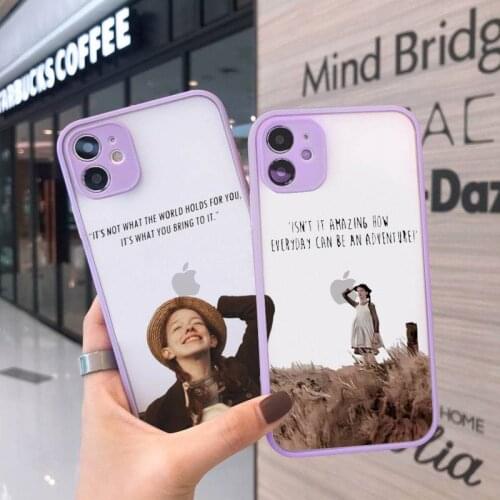 Anne with an E TV series high quality Phone Cases matte transparent For iphone 7 8 11 12 plus mini x xs xr pro max cover