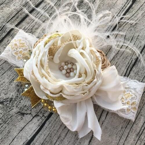 Free Shipping Flower Girl Headband Kids Hair Accessories Photo Prop