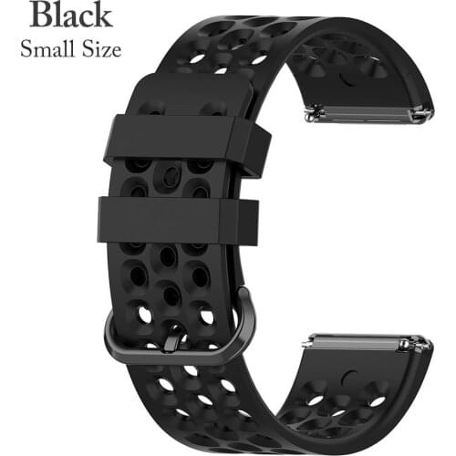 For Fitbit Versa 2 Fitbit Versa Lite Edition Smartwatch Silicone Sports Replacement Wristband Watch Band Strap 10 Colors S/L