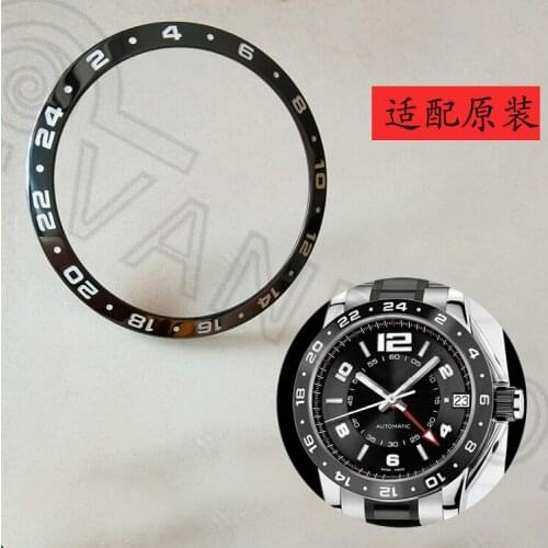 Made for Wanbaoluo watch ceramic ring fittings are suitable for Longines Kangkas L3.669.4 watch case scale ring