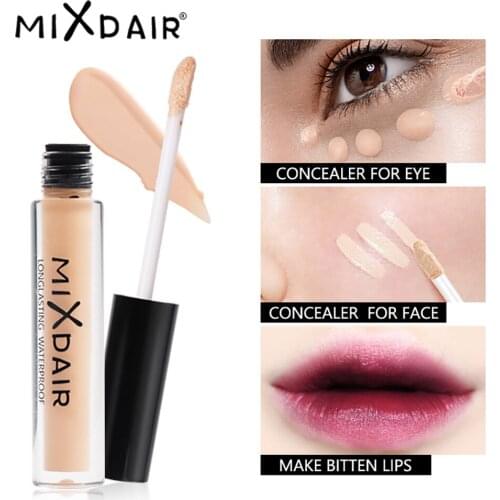 Hot Selling Mixdair Liquid Concealer Dark Circles Spots Fine Lines Concealer Makeup Foundation Makeup Cosmetic Gift for Women