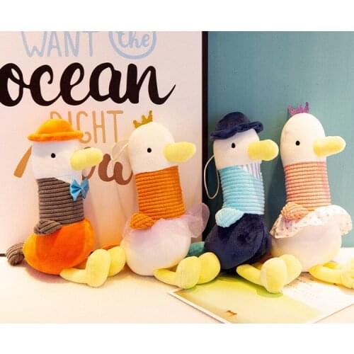 Lovely cartoon seagull bird plush toy about 32cm soft doll baby toy Christmas gift b1758