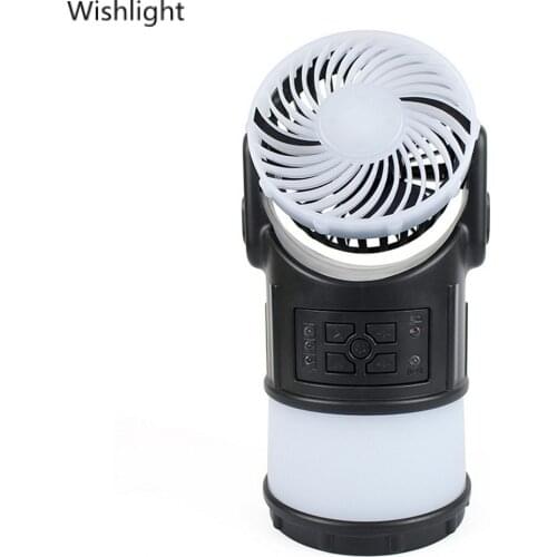 Multi-function Camping Lamp Outdoor Fan Emergency Lamp Radio Mosquito Repellent LED Waterproof Camping Tent Lamp