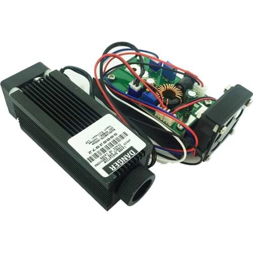 High Power Infrared Laser Module Focusable 1000mW 808nm Invisible 1W IR Laser cnc Diode Lazer with TTL driver board Fan Cooling