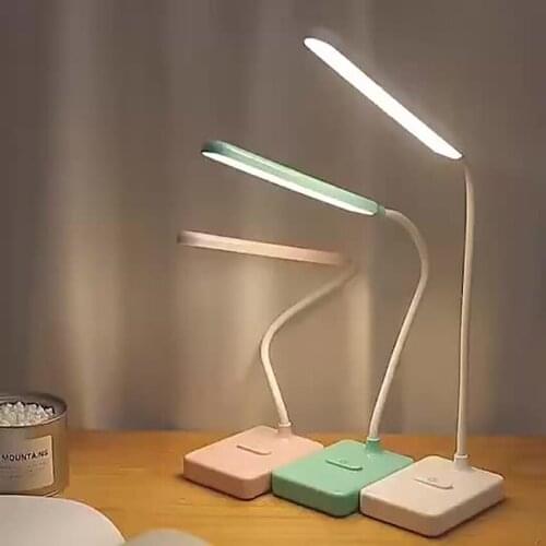 30 LEDs Desk Lamp, Eye-Caring Office Table Lamps with Night Light, 3 Brightness, Touch Control, for Reading, Work, Study