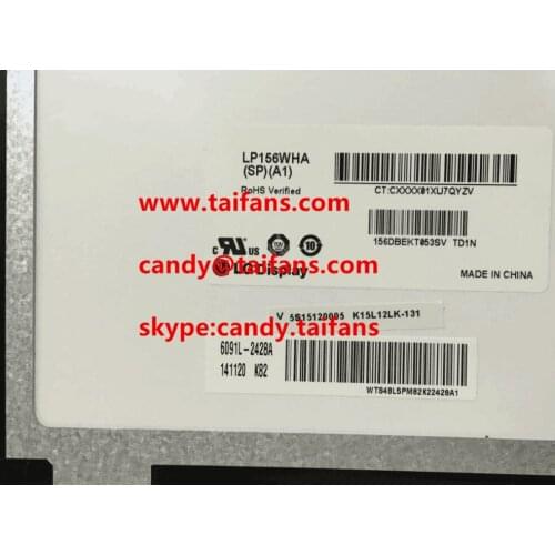 Original new LP156WHA-SPA1 LP156WHA SP A1 LP156WHA (SP)(A1) LED Display LCD Screen Matrix