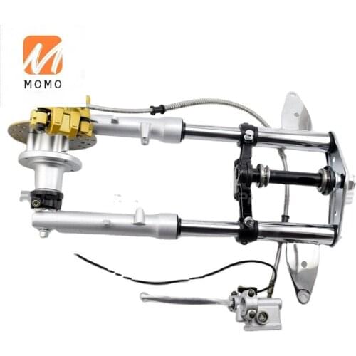 Motorcycle front fork with brake caliper disc assembly Monkey bike Z50 accessories spare parts