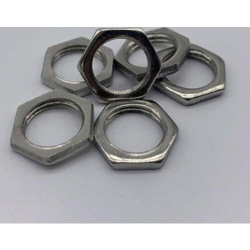 Wkooa 100pcs hexagon thin nuts M11