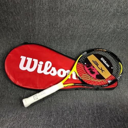 BLX Carbon Fiber Full Court Professional Tennis Racket Offensive Nano High Elastic Full Carbon Ultra Light Tennis Racket
