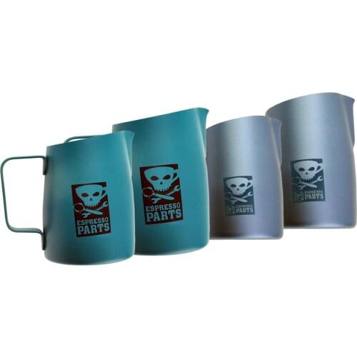 Milk Frothing Pitcher Jug, Stainless Steel, Suitable for Coffee, Latte and Frothing Milk, 4 Designs to Choose