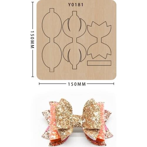 Die Cutting Wooden Bow Scrapbooking Cut Die Diy Tool Template Knife Mould New Dies For Big Shot