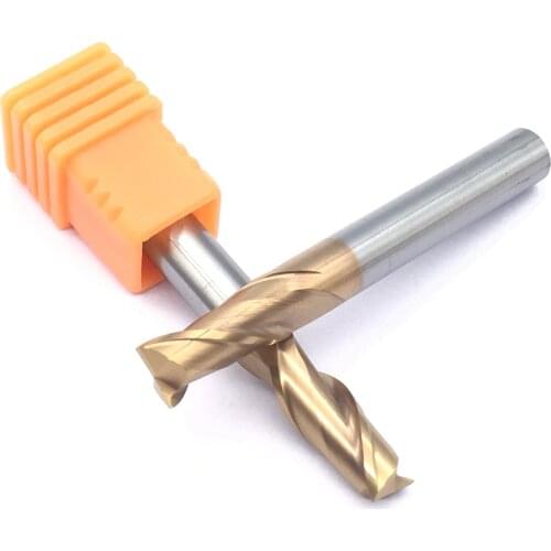 1PCS HRC60 2F 6.0XD6X50L Tungsten Steel Milling Cutter Maching Milling Machine Tools For Steel Woodworking Endmill Alloy CNC