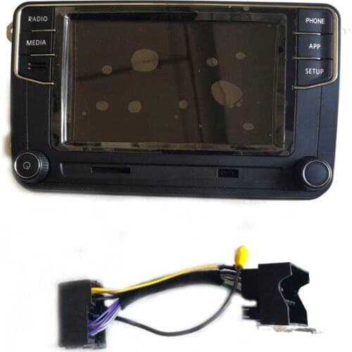 Carplay rcd360 RCD 360 MIB car radio link 6-way 035 187B For Golf 5 6 For Jetta MK5 MK6 Polo Passat B6 B7 CC Tiguan t