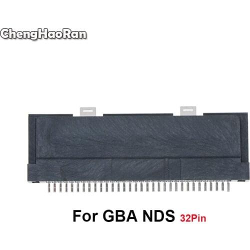 ChengHaoRan For Nintendo DS NDS Game Cartridge Card Reader Slot For Gameboy Advance GBA 32Pin Card Slot Connector Adapter