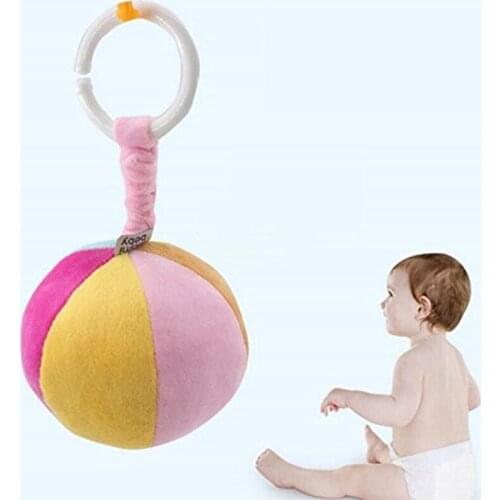 Baby Soft Toy Balls Childrens Ring Bell Ball Baby Cloth Learning Educational Toy Baby Hand Grasp Rattle Balls