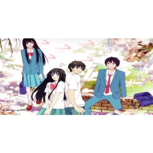 Hot sale 70*140cm bamboo microfiber Kimi ni Todoke bath towel Swimwear beach towel gym towels for adults