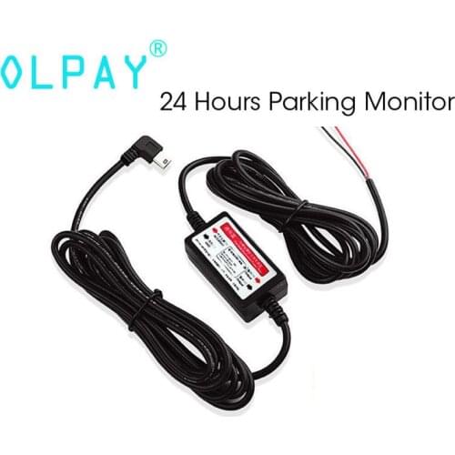 Power Cable Hard Wire Cable ACC Hard Wire Kit 12V 24V to 5V 2.5A Car USB 2.0 for Parking Mode Car DVR Dash Cam Recorder Register