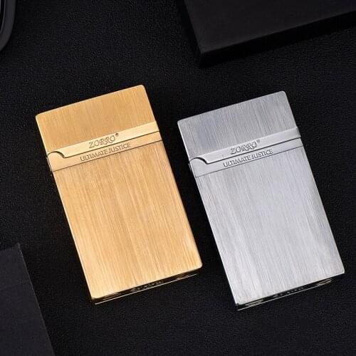 Read on Steel Sound Kerosene Lighter High-end Gift Metal Windproof Lighter Smoking Accessories for Weed Gadgets for Men Gifts