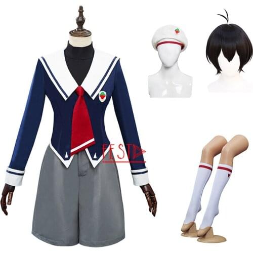 Miya SK8 The Infinity Anime Cosplay Costume SK Short Wig Hat Socks Pants Shirt Masquerade Party Outfits Uniform Suit Men Women