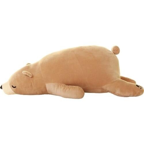 Bear Stuffed Animal Plush Toy Stuffed Animal Pillow That Makes You Want To Birthday Toys Shaped Brown Chair Decor Seat Cushion