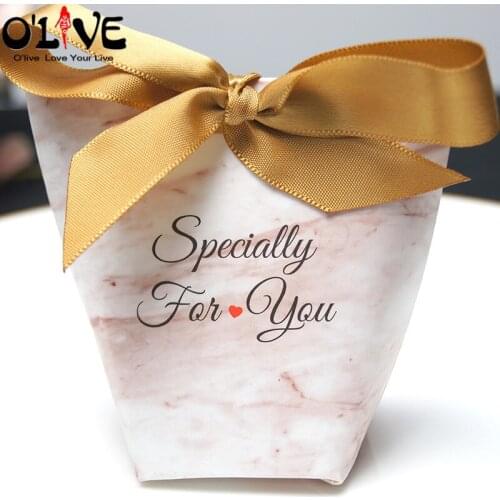30 Pcs Marble Gift Box Candy Packaging Baby Shower Boy Girl Party Favors Boxes Wedding Bonbonniere Birthday Present Box Sugar