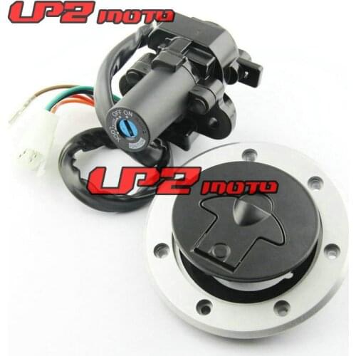 Motorcycle Lock Kits Ignition Switch Lock Tank Cap For Kawasaki ZZR400 ZZR600 1993-2006