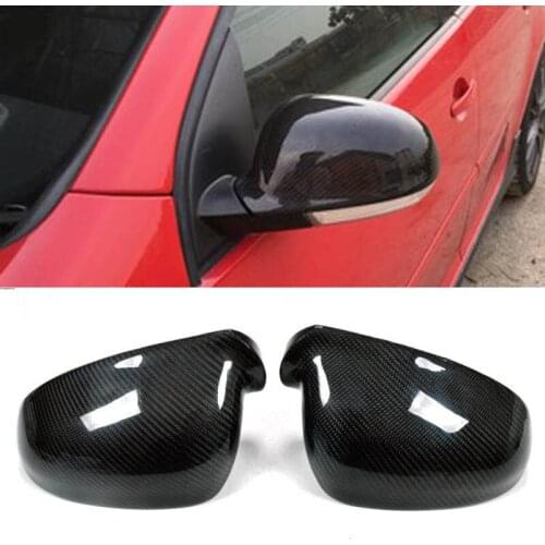 New Carbon Fiber Car Side Door View Mirrors Replacment Cover For VolksWagen VW Golf 5 2004-2008