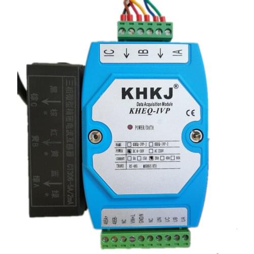 New Three-phase power collection module Current and voltage power collection Power 485 modbus protocol