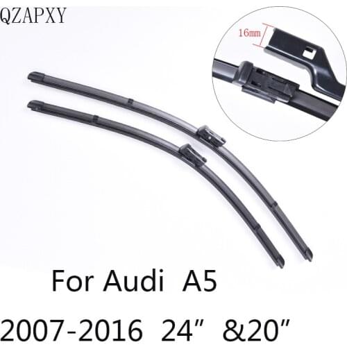 Front Wipers Blades for Audi A5 from 2007 2008 2009 2010 2011 2012 2013 to 2016Car Accessories Windscreen Wipers Car-styling