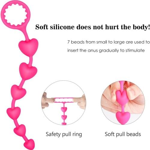 Sex Toy For Beginners Man Women Couples Anus Masturbator Prostate Massager Erotic Super Long Silicone Butt Plug Anal Beads Ball