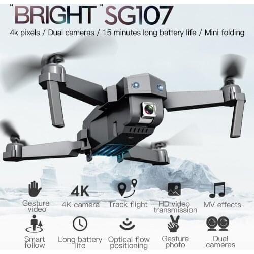 SG107 Radio Control Toy 4K Drone Flying Toy Quadcopter Drone with HD Camera