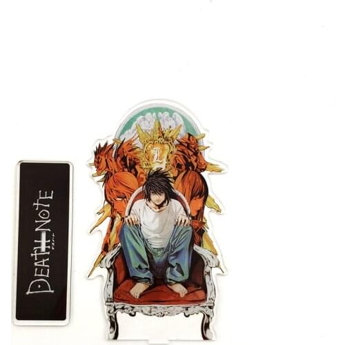 Death note L Light Yagami Kira Eru Ryuk japanese manga acrylic standee figurines desk decoration cake topper anime