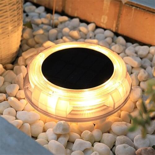 Solar Underground Light Outdoor LED Solar Lawn Light Outdoor Waterproof Garden Light Villa Landscape Lawn Ground Pathway Light